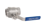 1 1/4 in stainless steel ball valve, stainless steel ball valve, food-grade plumbing, maple equipment, food processing equipment, LS Bilodeau