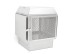 Cubique foyer BBQ inoxydable LS Bilodeau fond blanc couvercle cubique foyer BBQ inoxydable couvercle LS Bilodeau fond blanc, cubique bbq foyer, foyer inoxydable cubique ls bilodeau, feu de camp inox