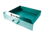 Galvanized steel ashtray, Galvanized ashtray for evaporator, Galvanized ashtray for boiler, LS Bilodeau ashtray drawer