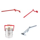 Barrel keys, barrel levers, barrel clamps, assorted barrel accessories tools LS Bilodeau