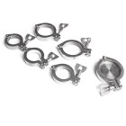 Stainless ferrule, stainless virole clamp, pipe clamp food grade, pipe collar food grade