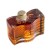 Bouteille drapeau américain 50 ml, vue 2 bouteille drapeau américain 50 ml, bouteille verre sirop d’érable, vue alternative, bouteille décorative USA, emballage produits d’érable