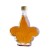 Bouteille fleur de lys, 50 ml bouteille fleur de lys 50 ml, bouteille verre sirop d’érable, petite bouteille décorative Québec, emballage cadeau acéricole, produit érable