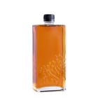 bouteille Noble 50 ml avec sirop d’érable, bouteille rectangulaire verre, bouteille décorative, emballage cadeau produits acéricoles