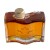 50 ml Canadian flag glass bottle, view 2 50 ml Canadian flag bottle, glass maple syrup bottle, alternate view, Canada souvenir bottle, maple product packaging