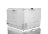 fumoir option cubique BBQ, fumoir feu de bois, BBQ au bois, fumoir acier inoxydable, équipement fumage alimentaire, fumoir commercial LS Bilodeau