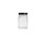 Pot carré en verre, 125 ml pot carré verre 125 ml, pot sirop d’érable 125 ml, petit contenant verre, emballage produits d’érable, pot acéricole