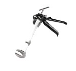 skeleton cream gun applicators stainless LS Bilodeau, skeleton maple cream bite applicator, food grade silicone style gun,skeleton food grade applicator, Industrial food grade dispenser skeleton