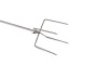 Telescopic roasting fork, close-up retractable roasting fork, telescopic marshmallow fork, hot dog campfire fork, stainless steel wood fire fork, outdoor fire cooking, camping accessory