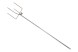 Telescopic roasting fork for marshmallows and hot dogs retractable roasting fork, telescopic marshmallow fork, hot dog campfire fork, stainless steel wood fire fork, outdoor fire cooking, camping accessory