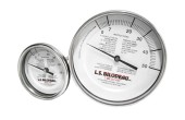 Thermometres cadran sirop érable inox LS Bilodeau, thermometre sirop cadran, petit thermometre vis cadran, thermometre cadran inox, themometre confiserie, thermometre erable