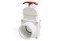 Valve guillotine en PVC 2 po, vue de devant valve guillotine PVC 2 po, vanne guillotine 2 pouces, valve PVC vue avant, robinet d'arrêt, plomberie acéricole, équipement érablière, LS Bilodeau