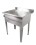 Stainless sink utility washing tub ls bilodeau